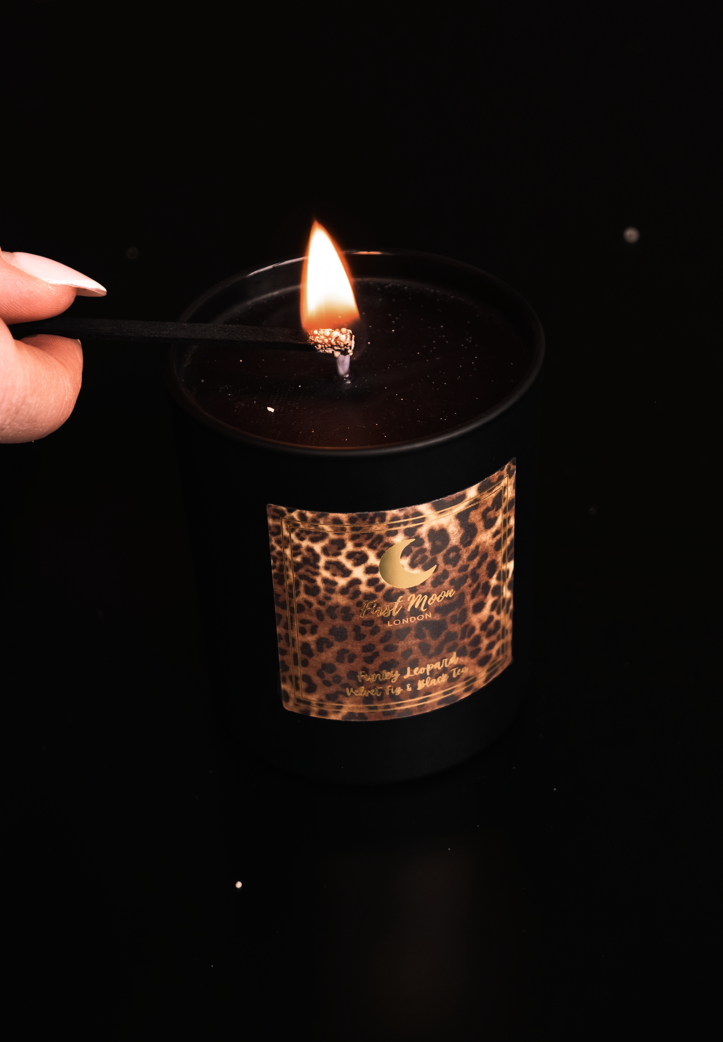 Funky Leopard Luxury Candle